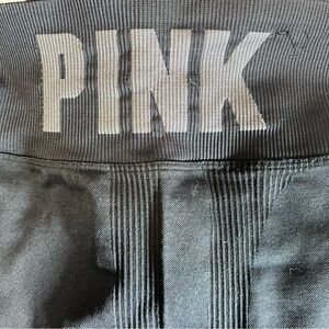 Pink High-Waisted Active Leggings Size L, Black